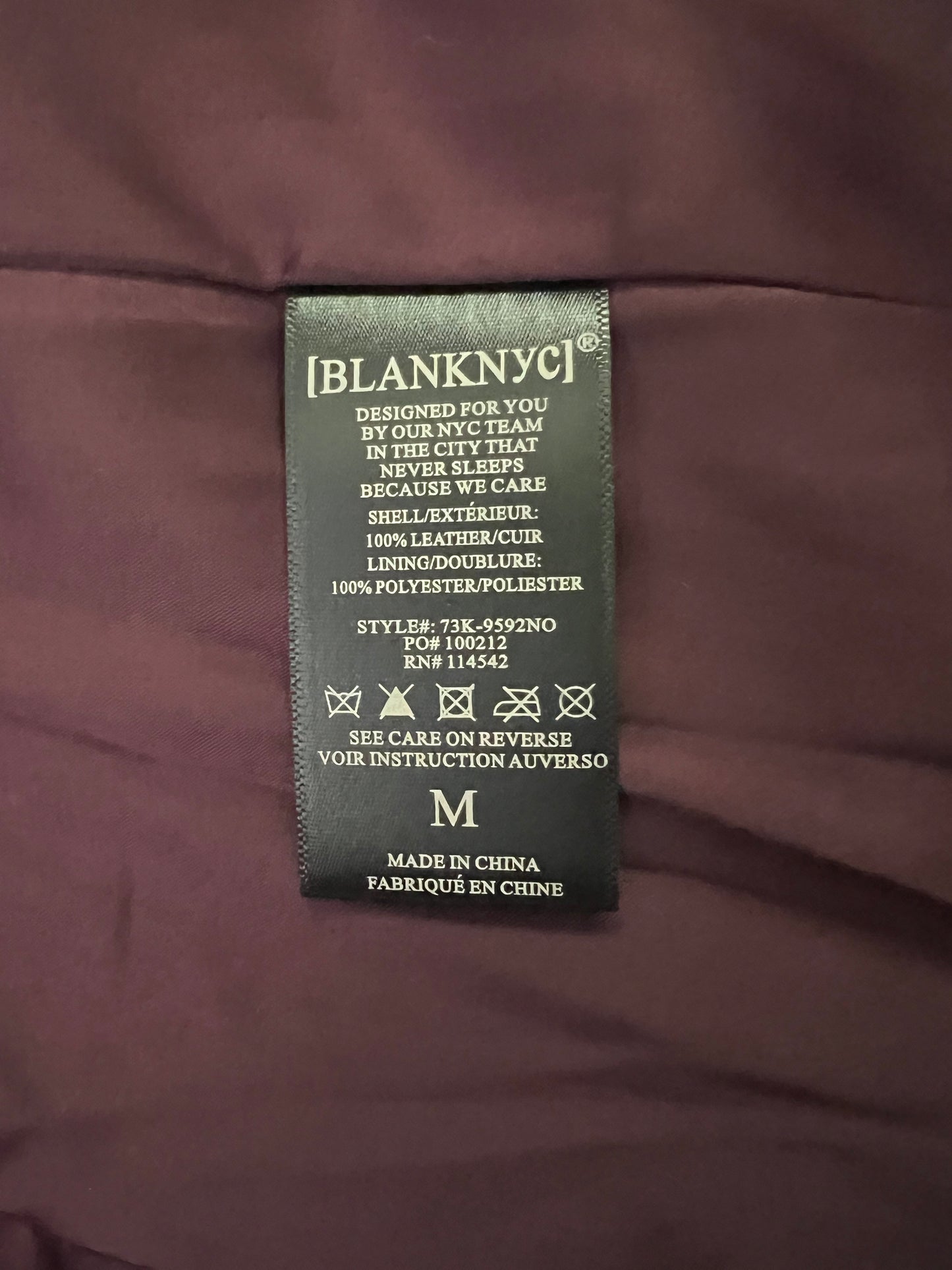 BLANKNYC Women's Suede Moto Jacket