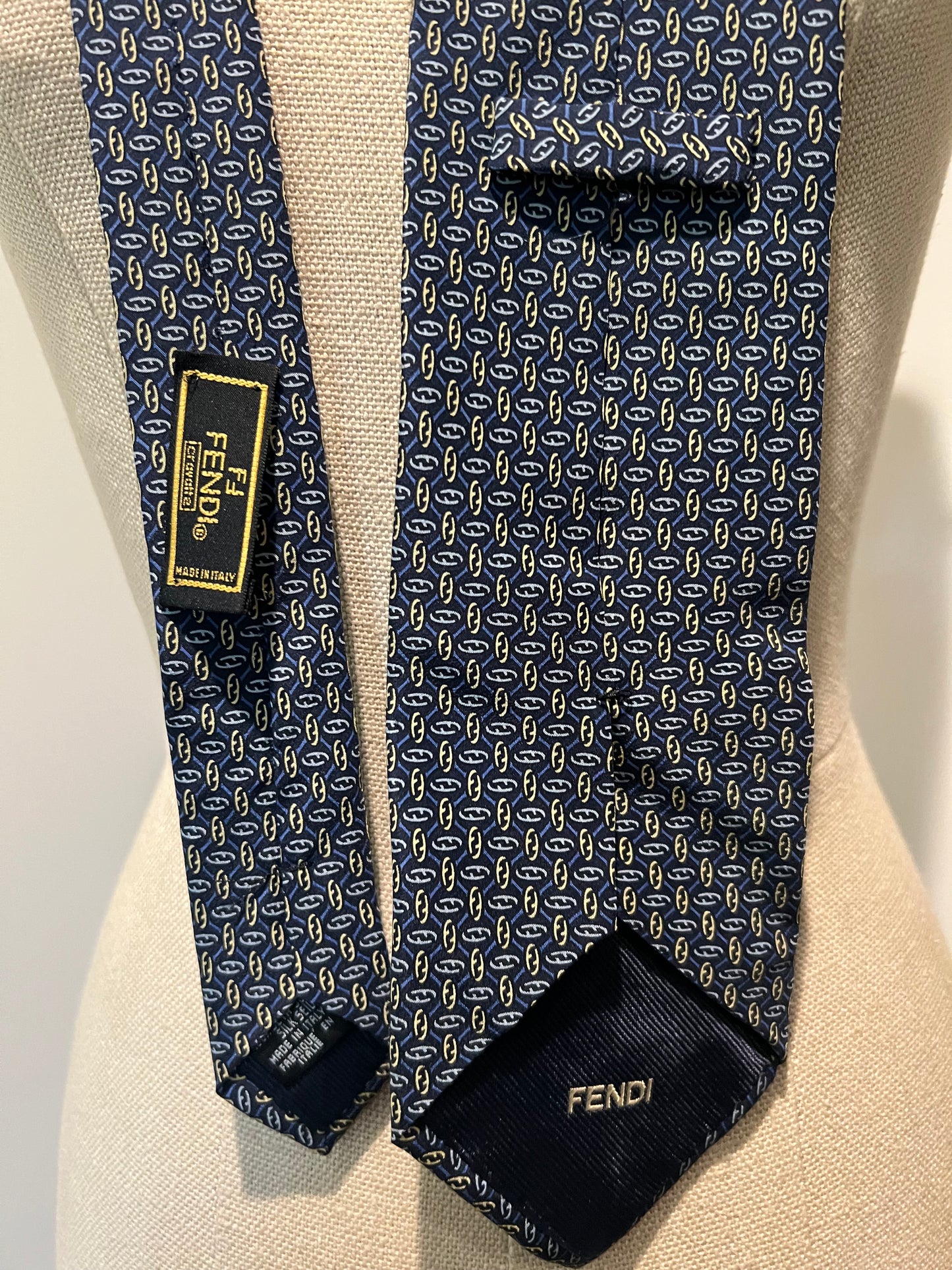 Vintage Fendi Silk Tie