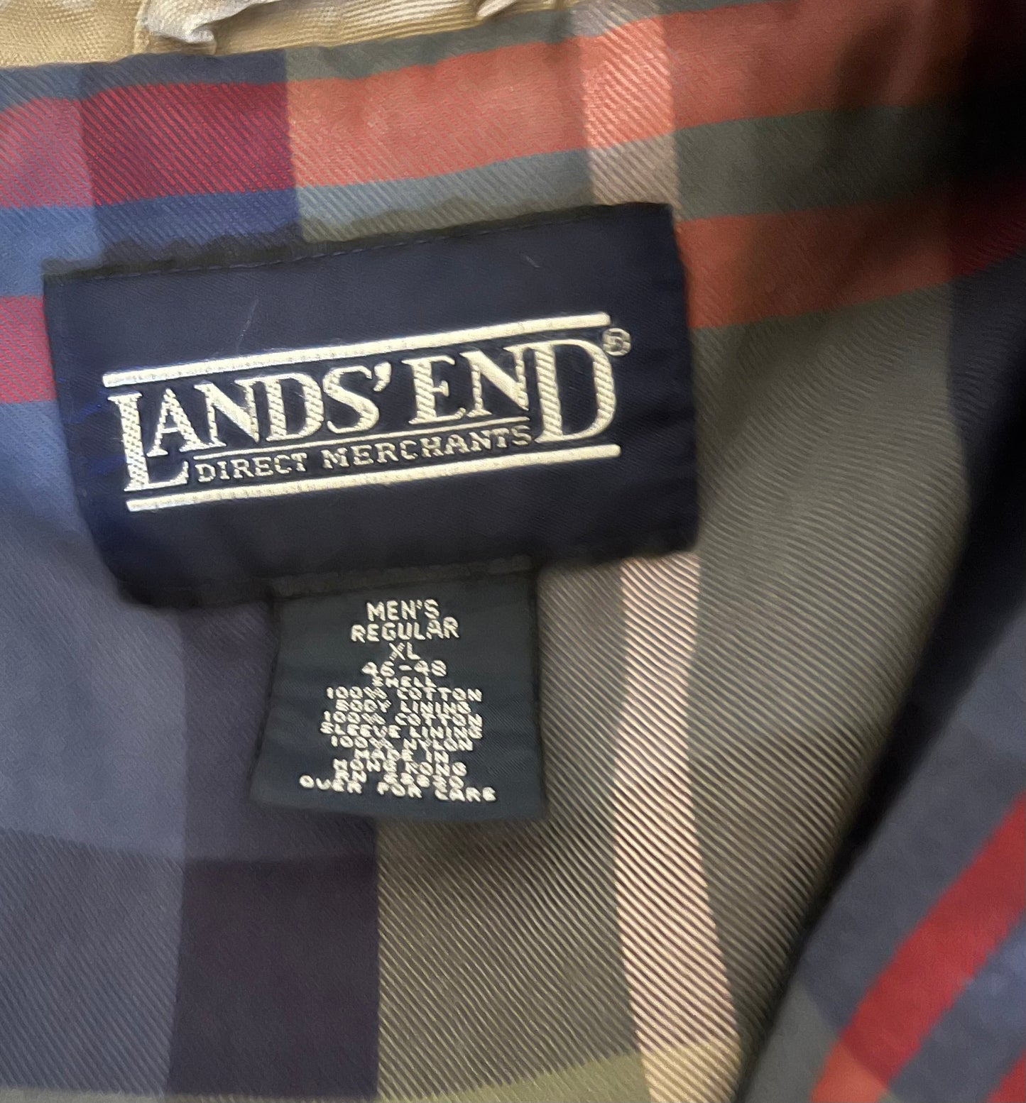 Vintage Lands' End Men's Field Jacket