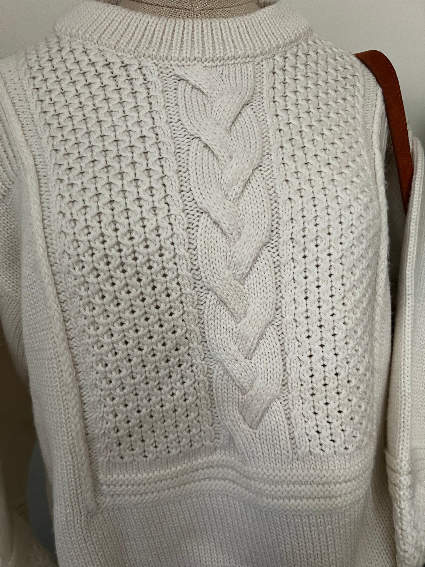 Prada Cable Fisherman Sweater 100% Virgin Wool