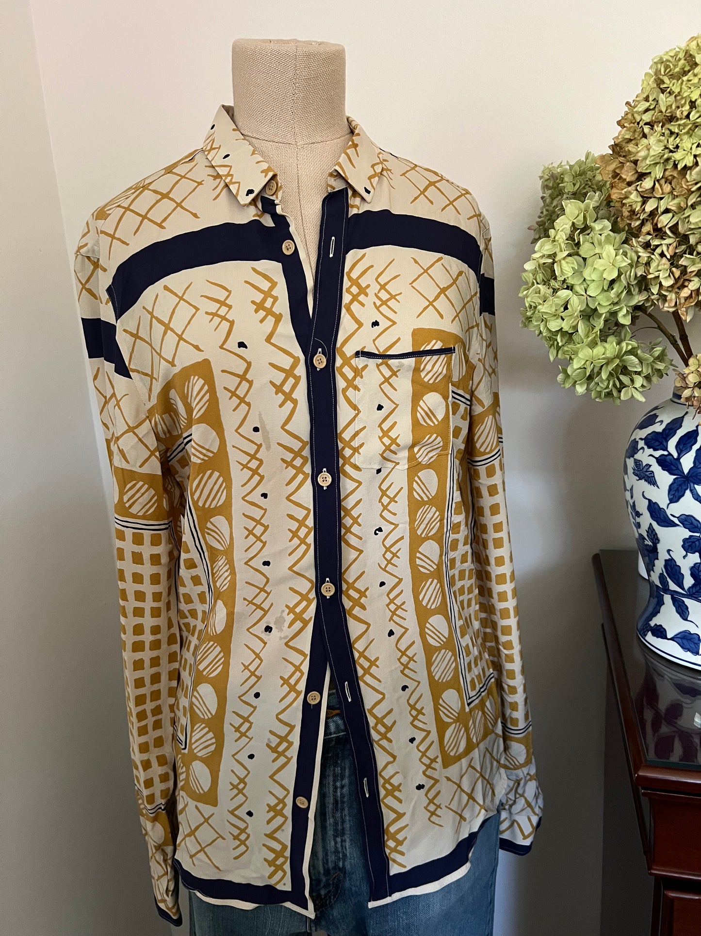 Men's Burberry Prorsum Silk Shirt