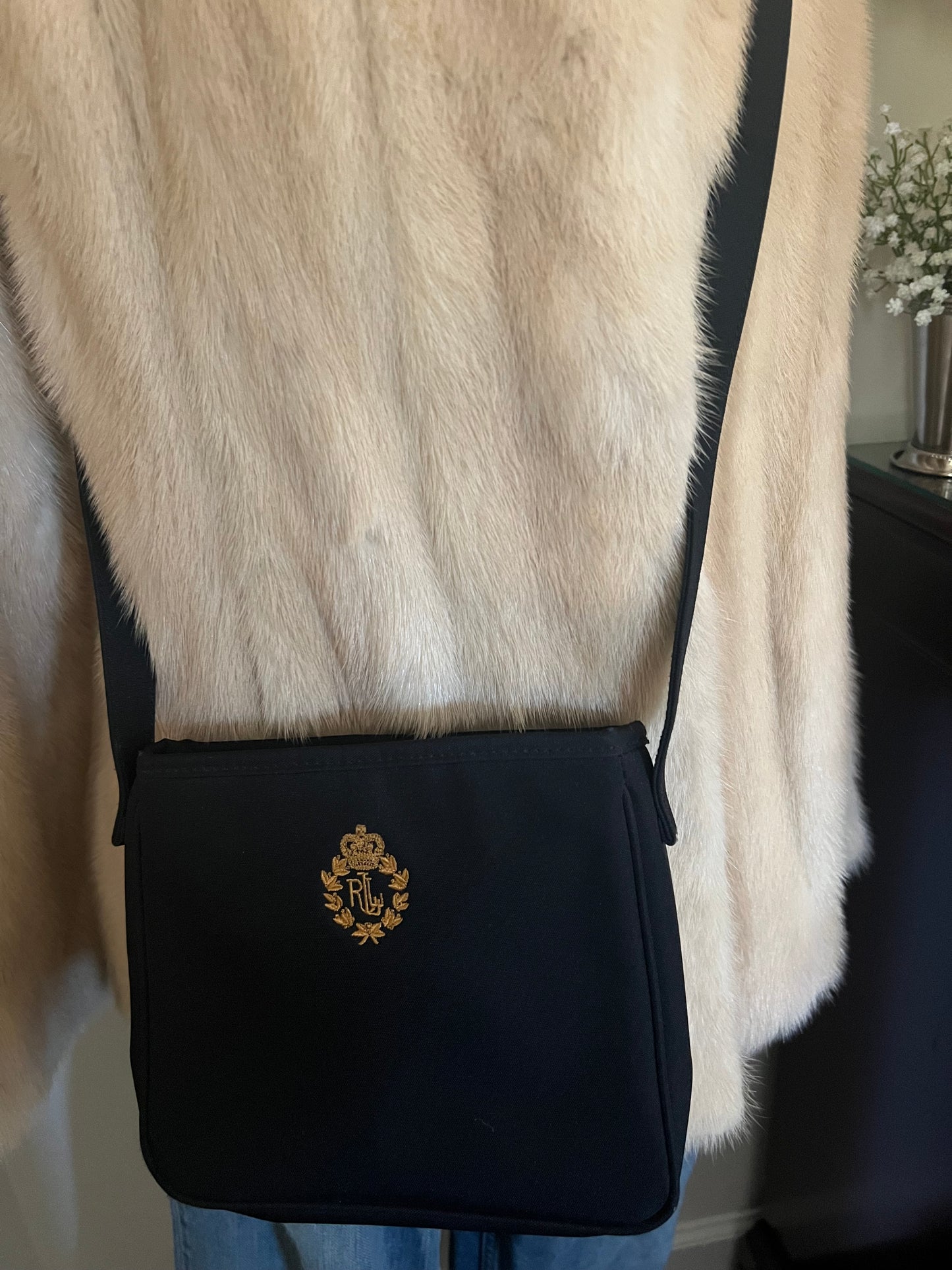 Vintage Lauren by Ralph Lauren Nylon Crossbody Bag