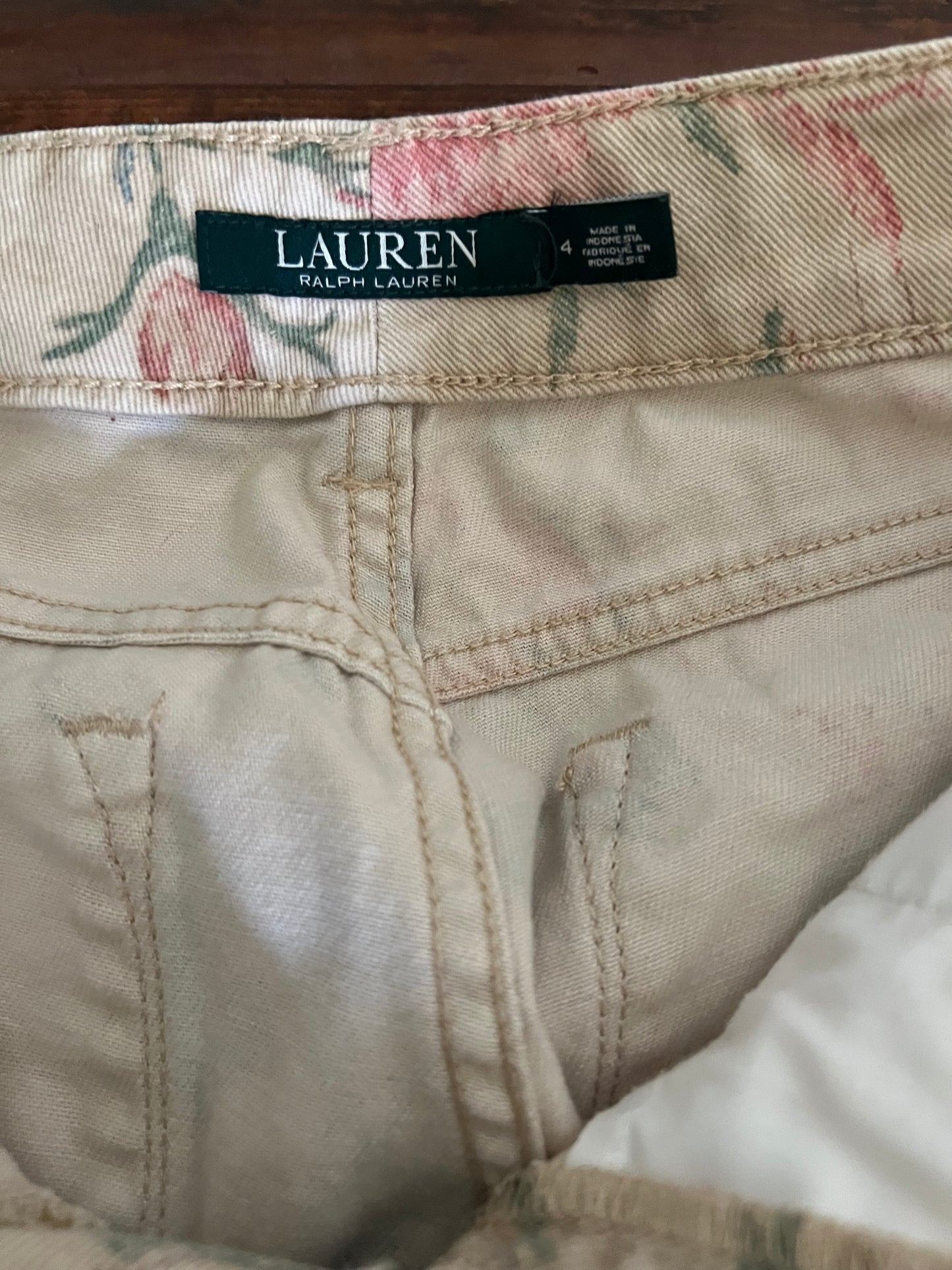 Lauren by Ralph Lauren Women's Vintage Floral Printed Jeans