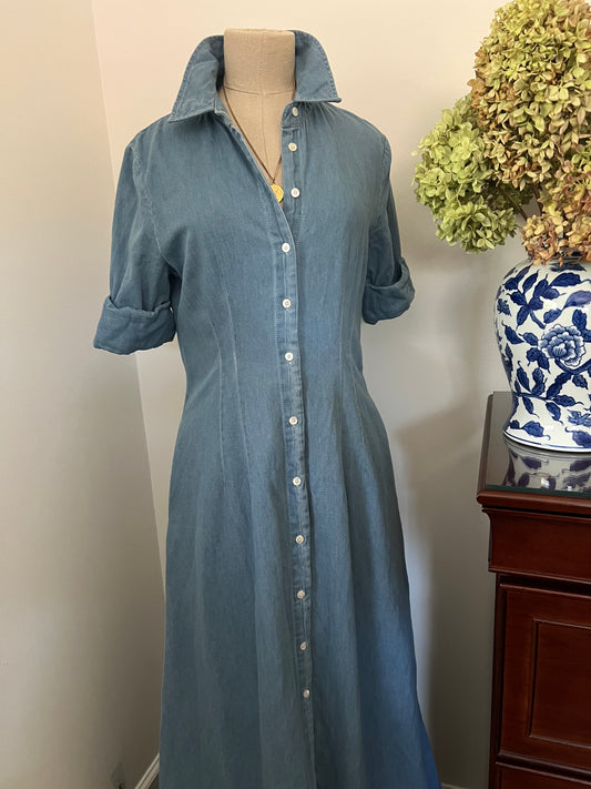 Staud Women's Chambray Cotton Dress