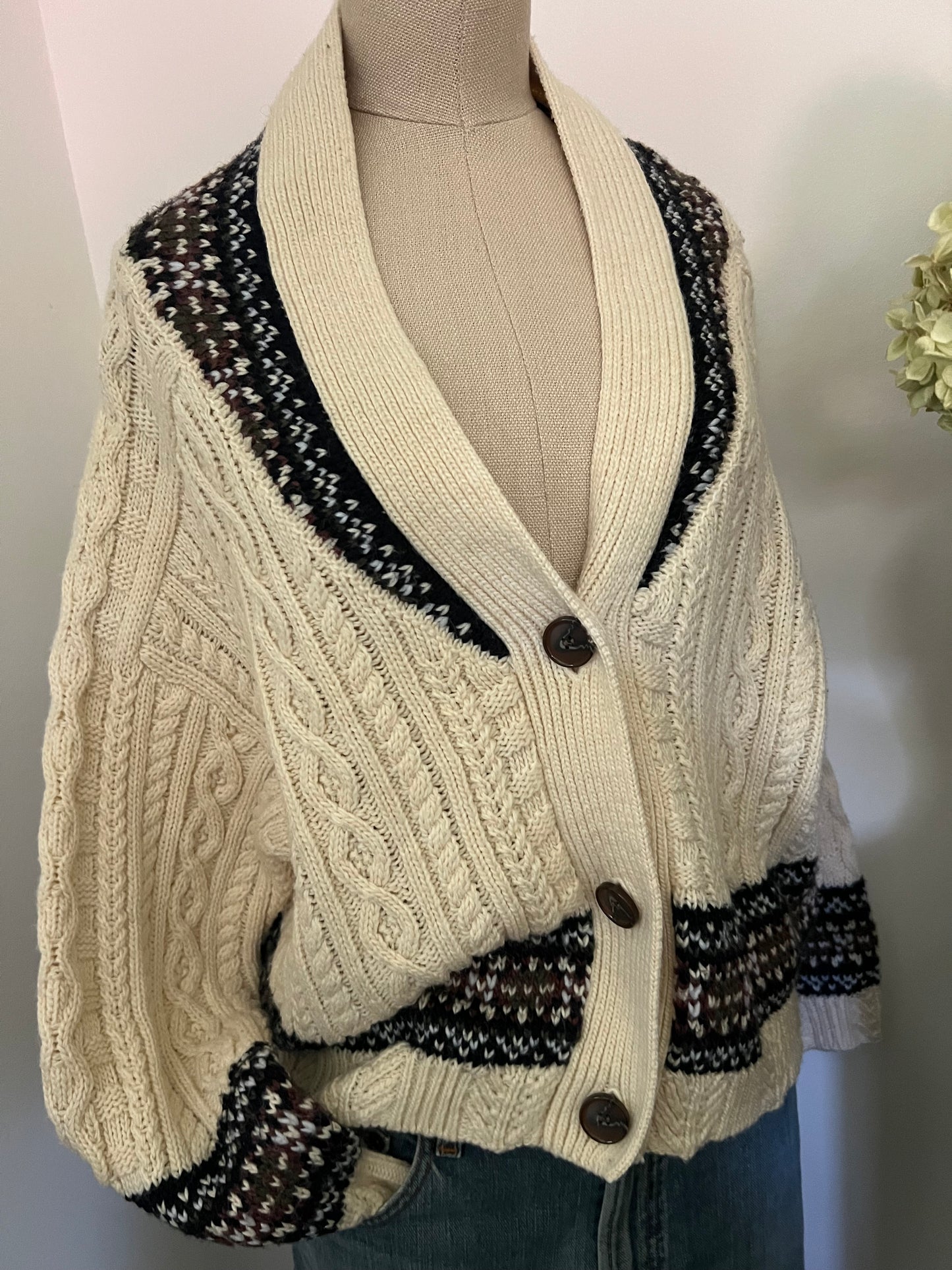 Zara Intarsia Women's Cardigan