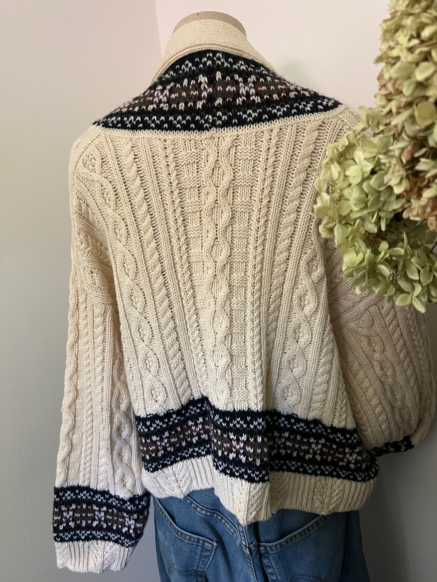 Zara Intarsia Women's Cardigan