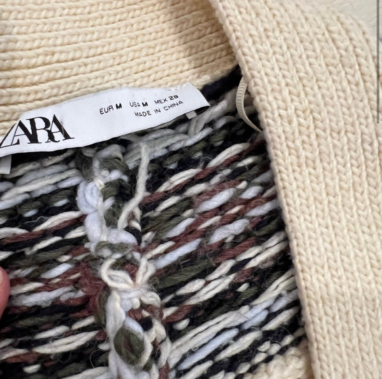 Zara Intarsia Women's Cardigan