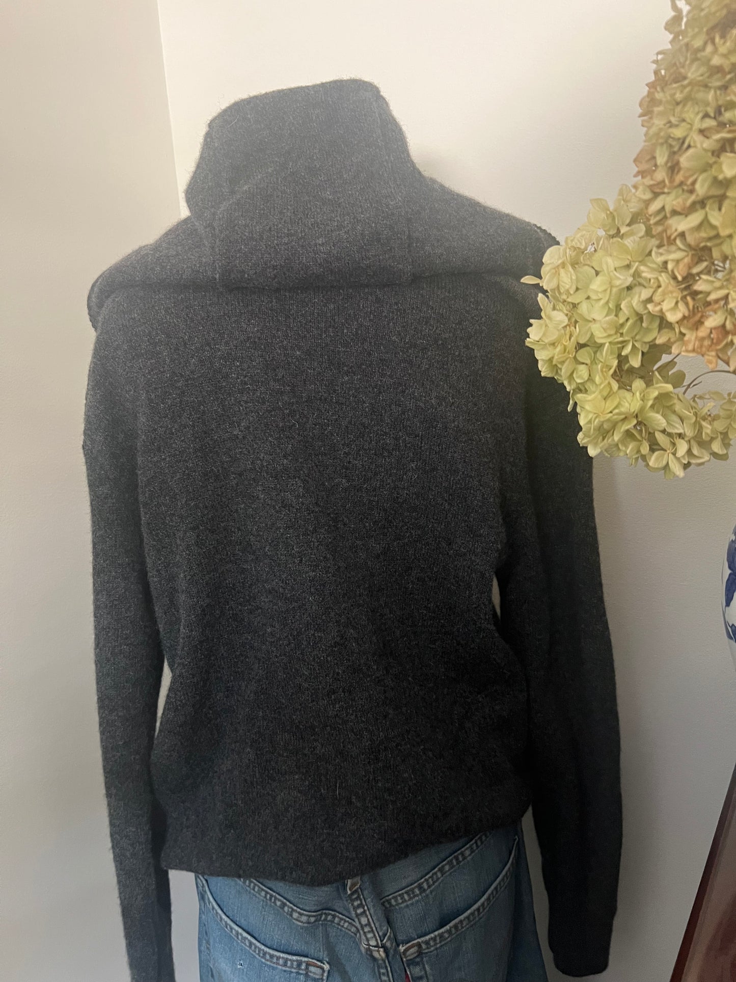 Vintage Lauren Active Ralph Lauren Women's 100% Lambswool Hooded Sweater
